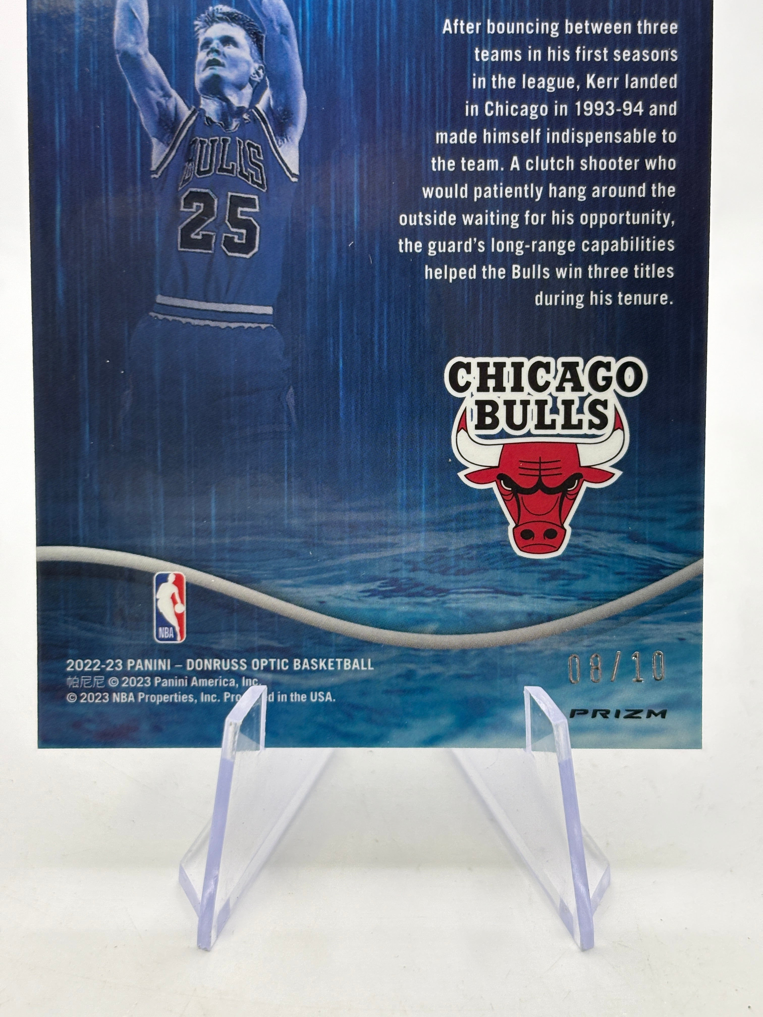 Panini 2022-23 Donruss Optic Steve Kerr Raining 3s Holo Prizm /10 SP